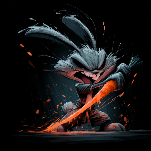 Warrior Rabbit Character